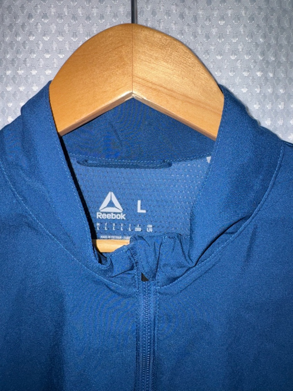 2/60$‎ Reebok Speedwick Running Jacket Blue Reflective size L - Picture 3 of 11